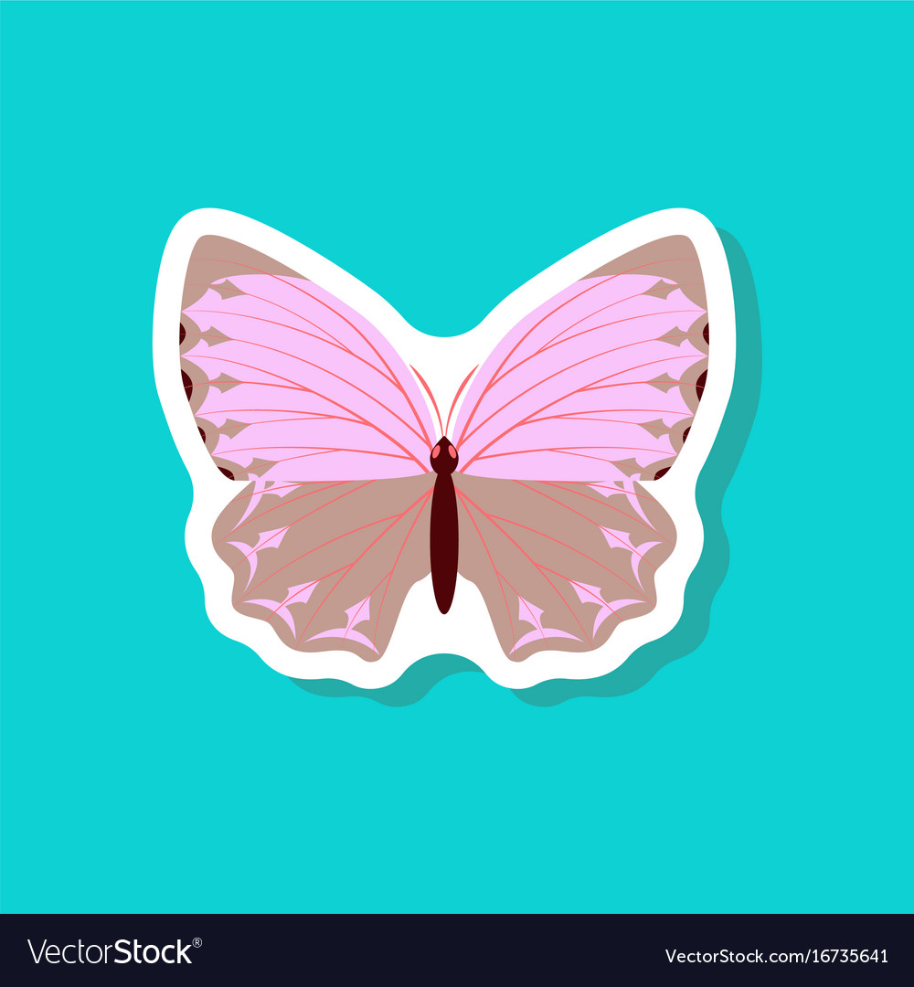 butterflies stickers set