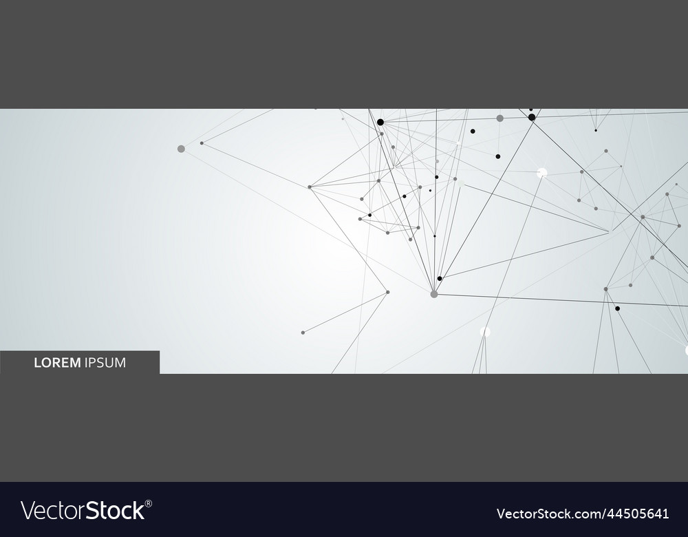 Connect triangle structure design modern vector image Connect triangle structure design modern