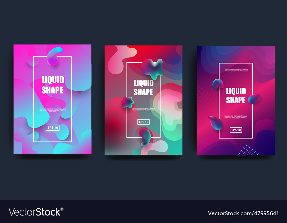 Liquid color background design fluid gradient