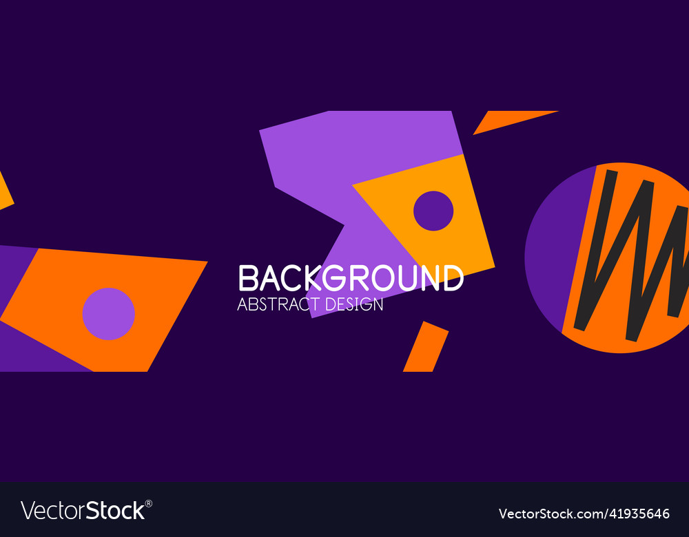Abstract background with blocks lines geometric Vector Image