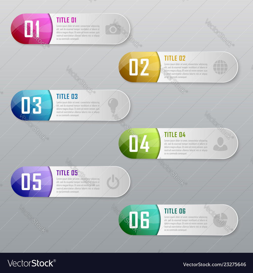 Abstract infographic template for chart diagram