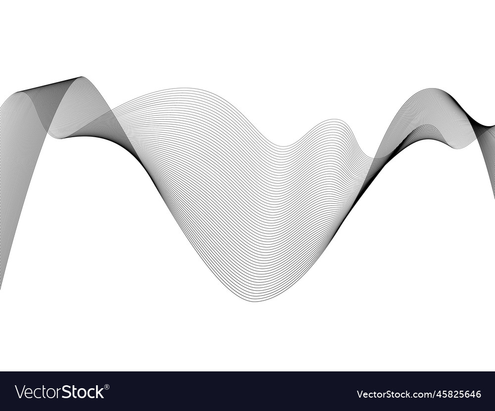 Abstract wave element for design digital vector image Abstract wave element for design digital
