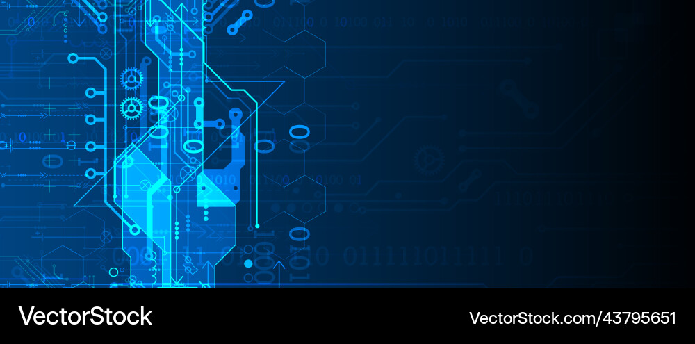 Abstract background on technological Royalty Free Vector