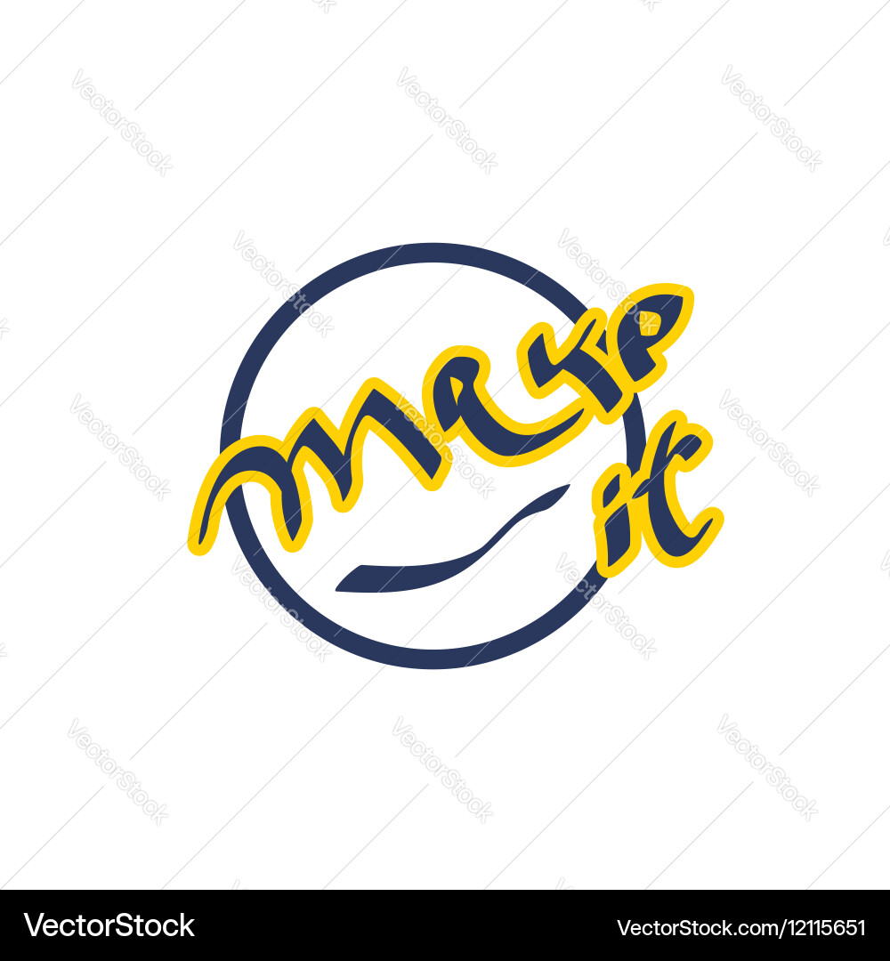 Creative motivational message slogan Royalty Free Vector