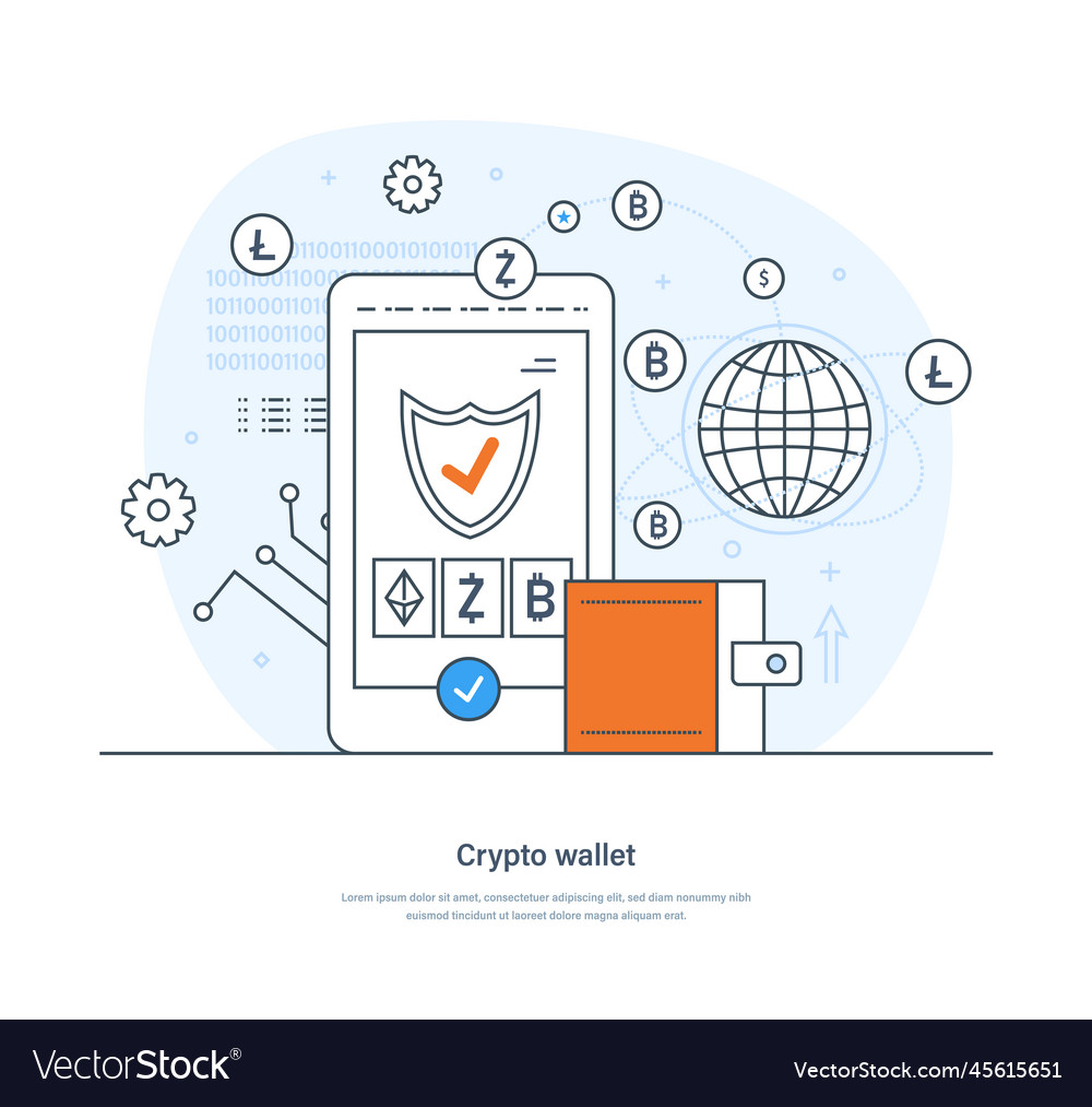 Crypto wallet digital currency storage