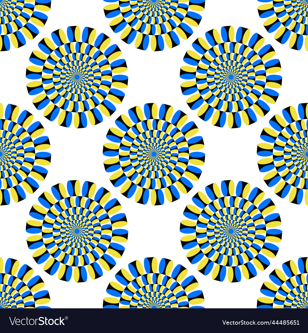 Hypnotic Spiral Op Art Pattern