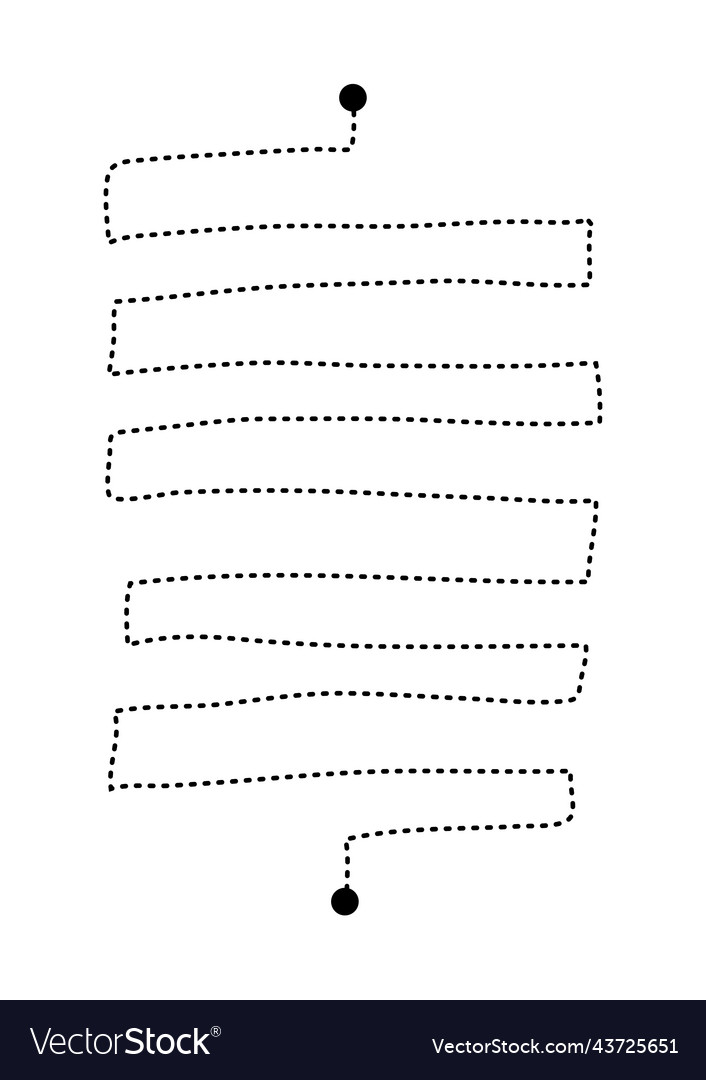 Prewriting tracing lines and curve shapes element vector image Prewriting tracing lines and curve shapes element