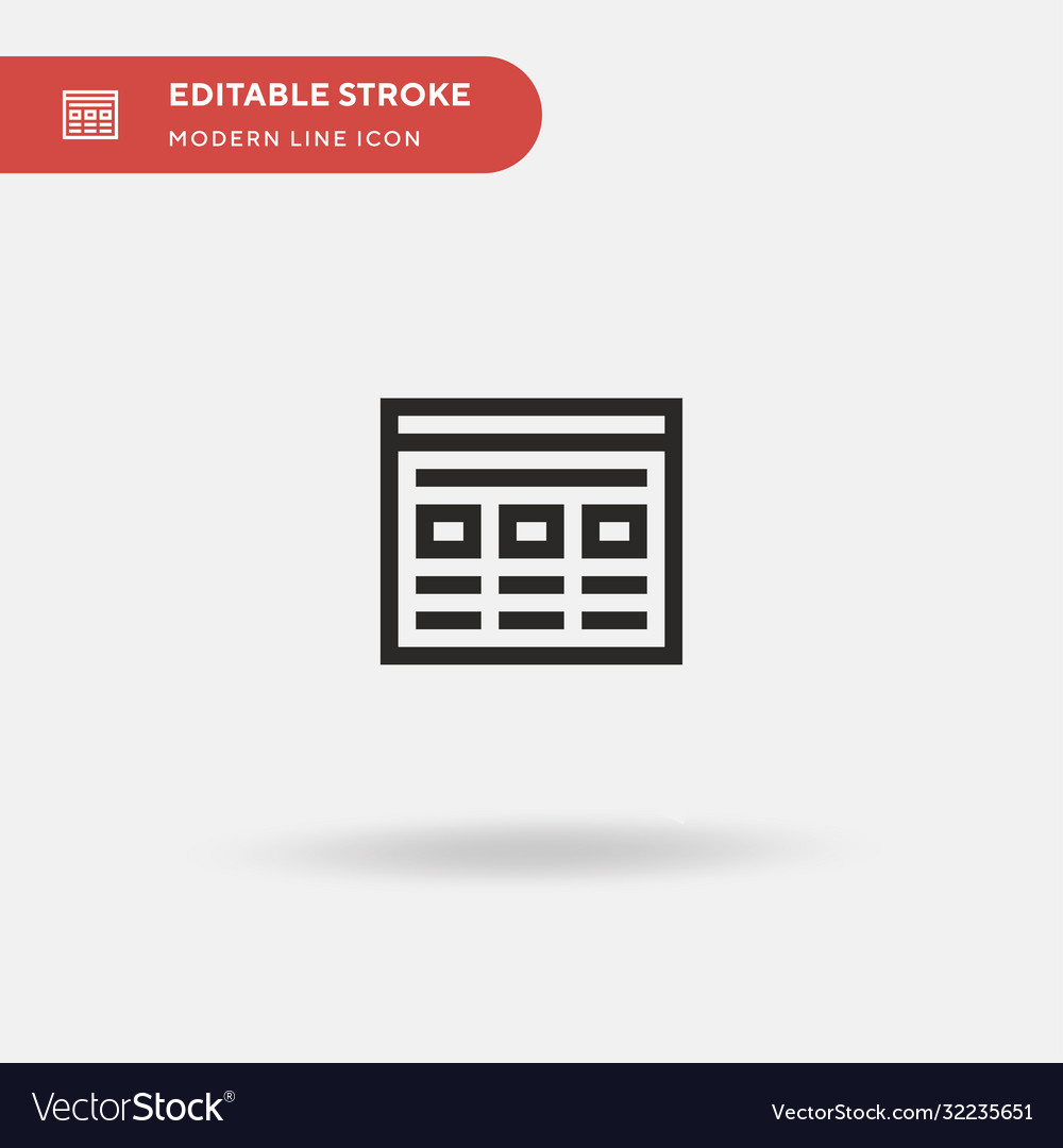 Program simple icon symbol