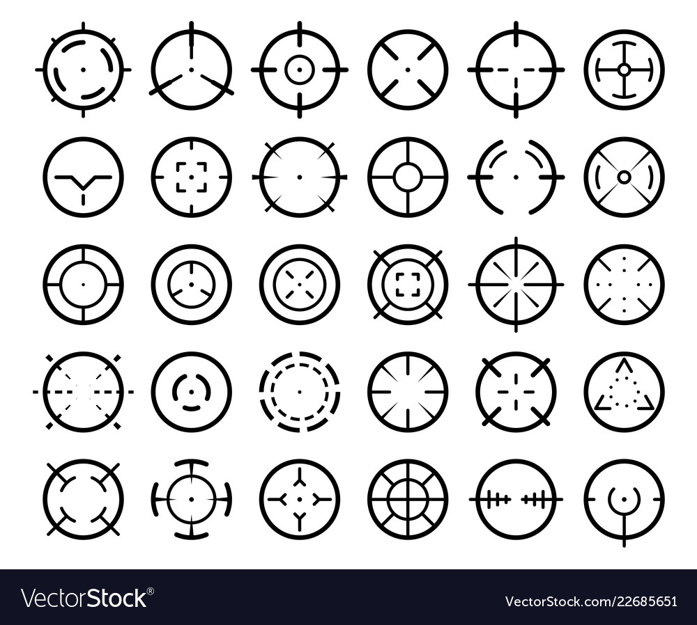 Gun Sight cursor – Custom Cursor