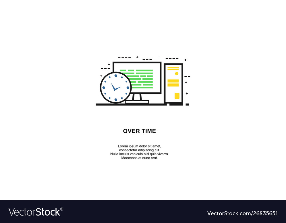 Web site linear art onboarding screen template