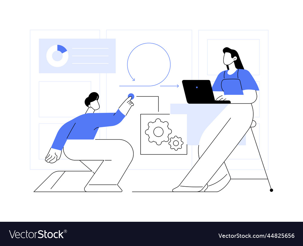 Agile project management abstract concept vector image Agile project management abstract concept