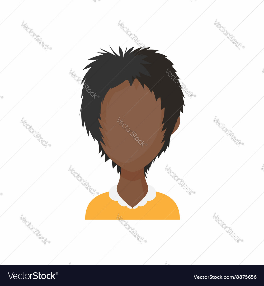 Avatar With Short Hair Woman Icon Cartoon Style Vector Image