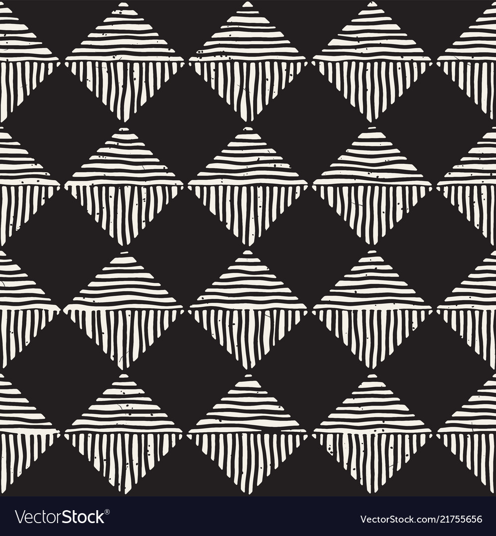 Hand drawn seamless repeating pattern vector image Hand drawn seamless repeating pattern