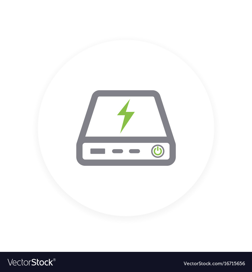 Power Bank Icon Portable Charger Royalty Free Vector Image Power Bank Icon Portable Charger Royalty Free Vector Image
