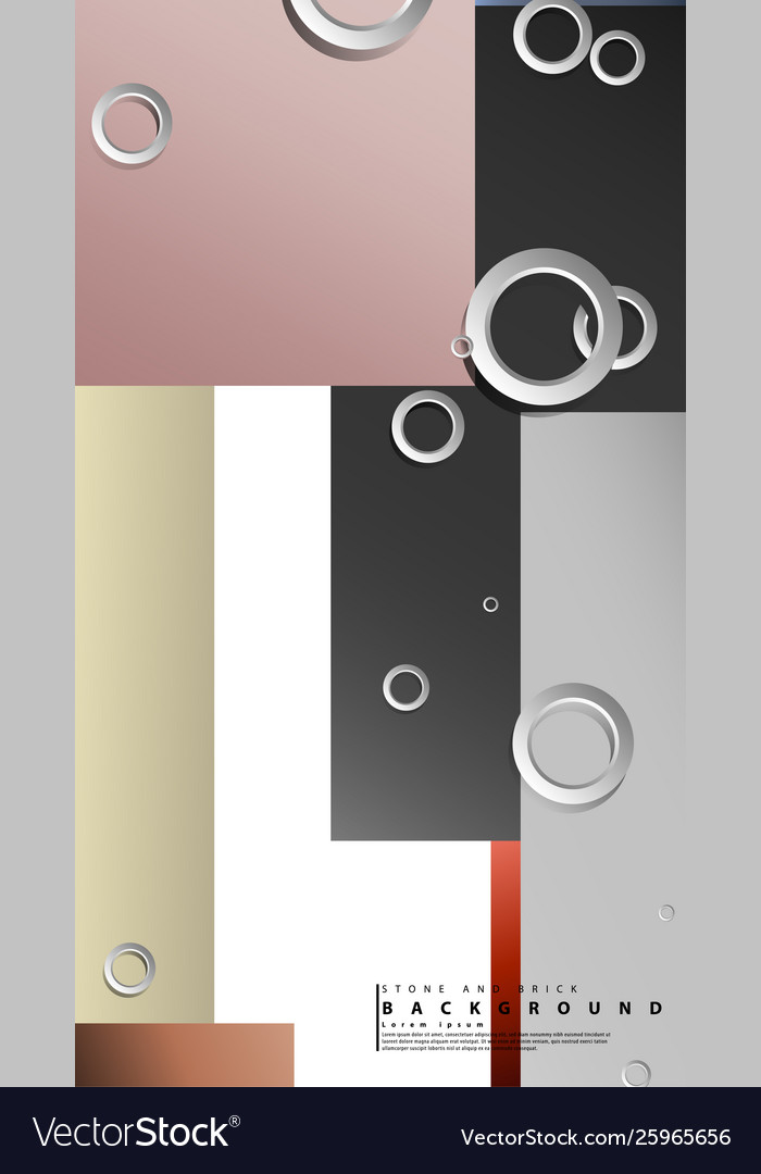 Ring abstract rectangular background with drop vector image Ring abstract rectangular background with drop