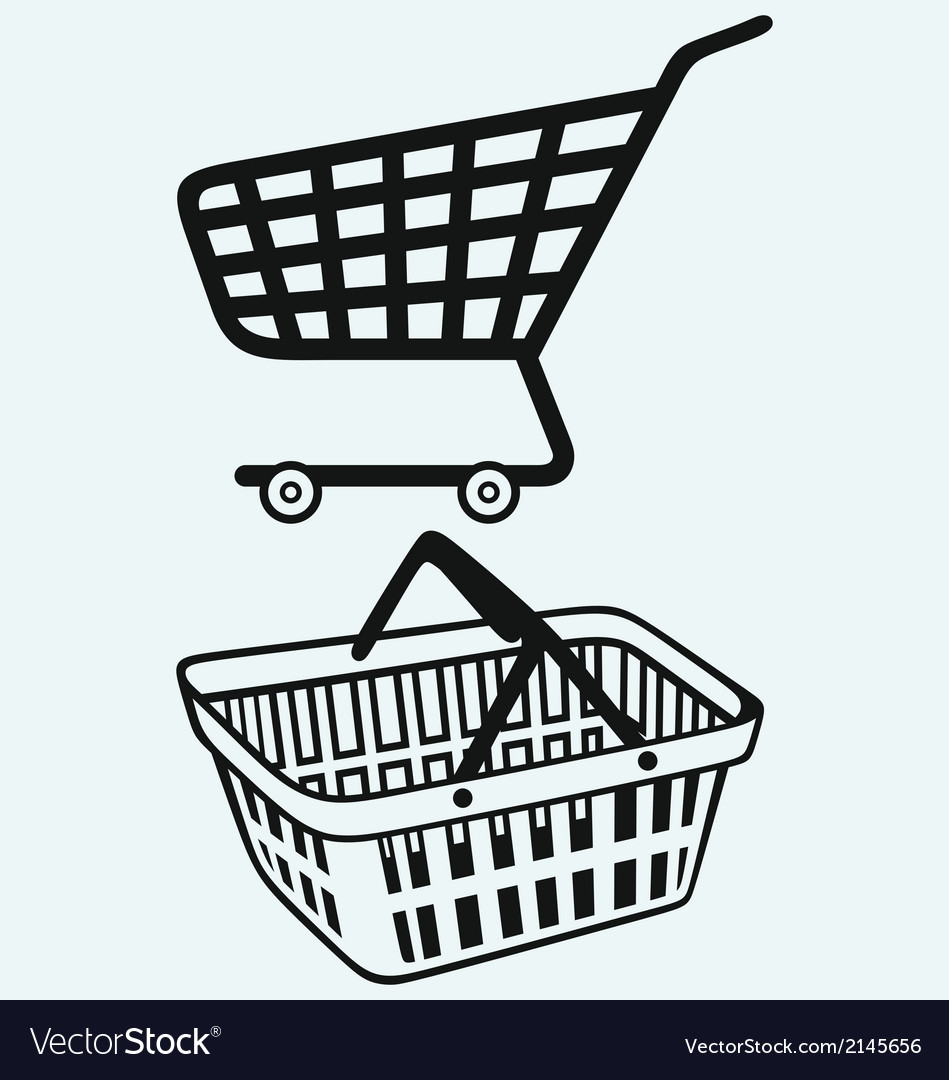 Продуктовая тележка рисунок