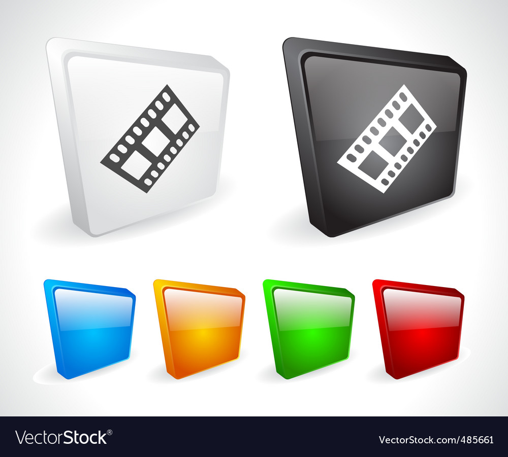 Color 3d buttons for web