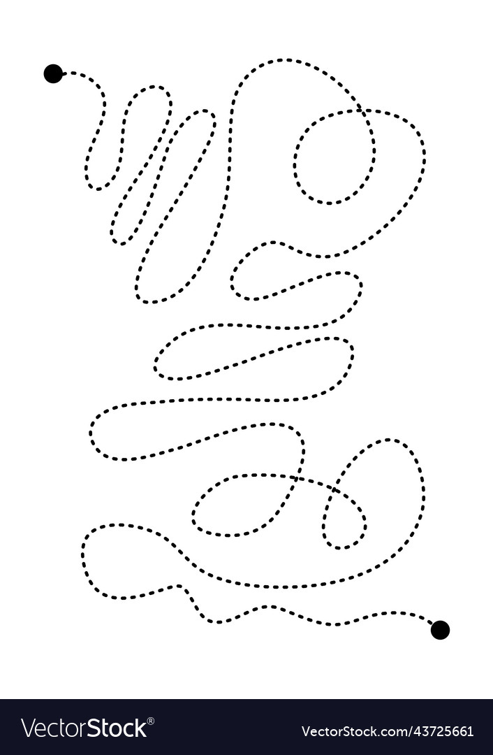Prewriting tracing lines and curve shapes element vector image Prewriting tracing lines and curve shapes element