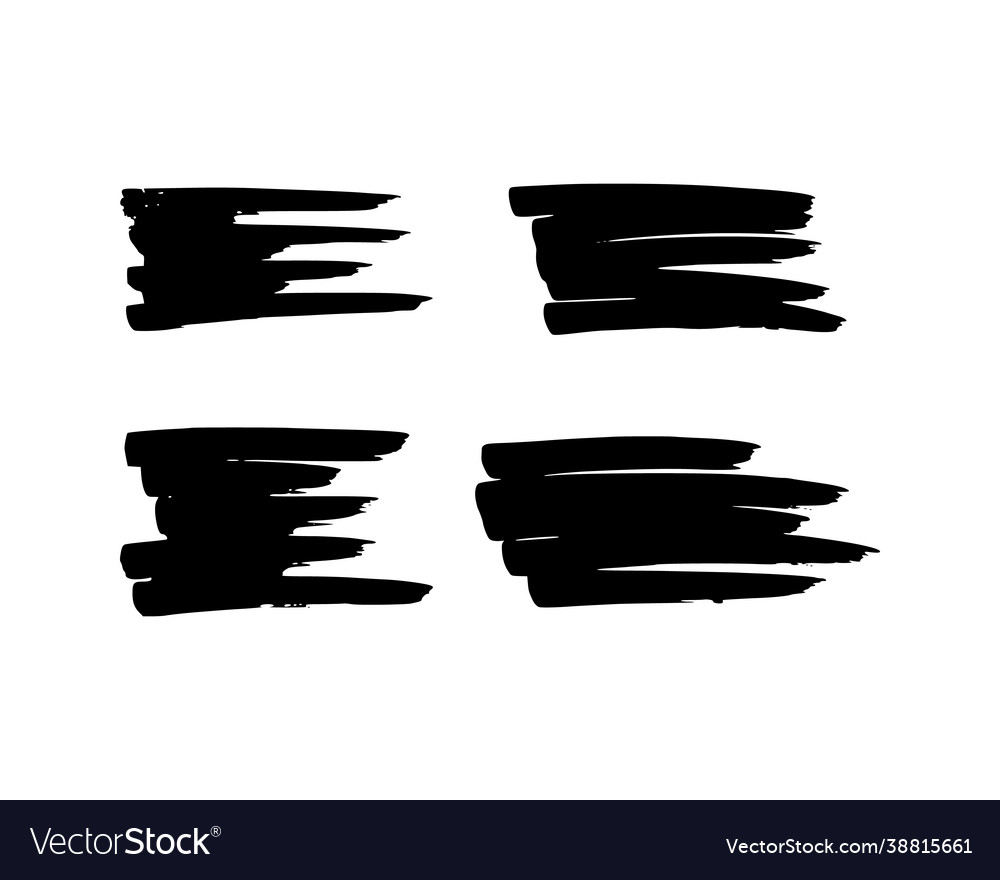 Scribble with a black marker Royalty Free Vector Image