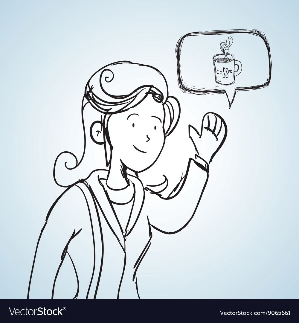 Sketch icon creative concept flat Royalty Free Vector Image