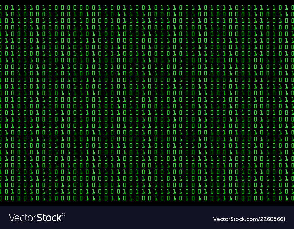 Streaming binary code background