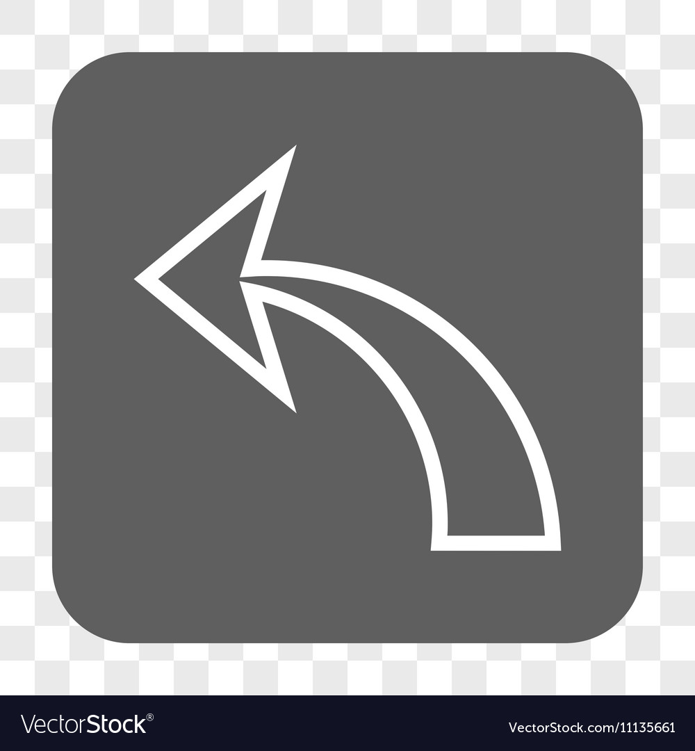 Undo rounded square button