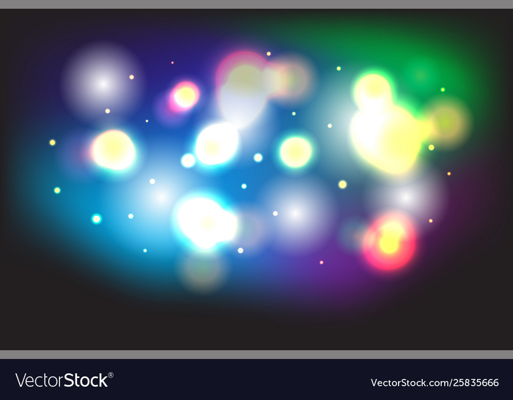 Abstract light bokeh background vector image Abstract light bokeh background