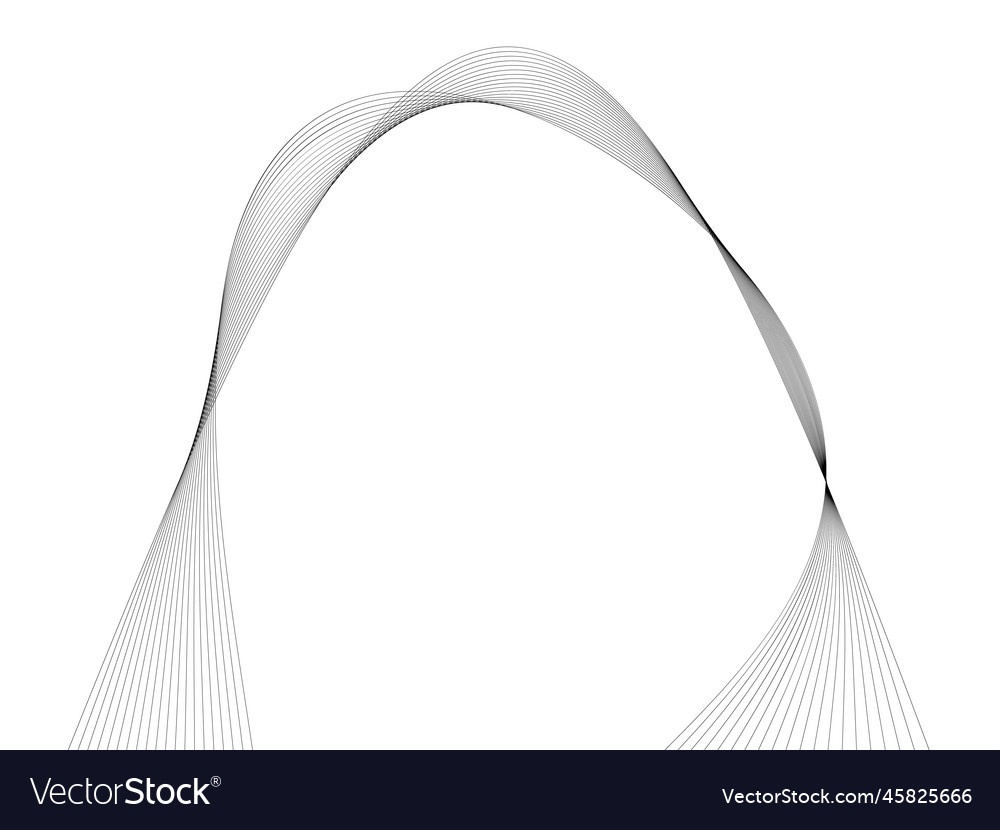 Abstract wave element for design digital