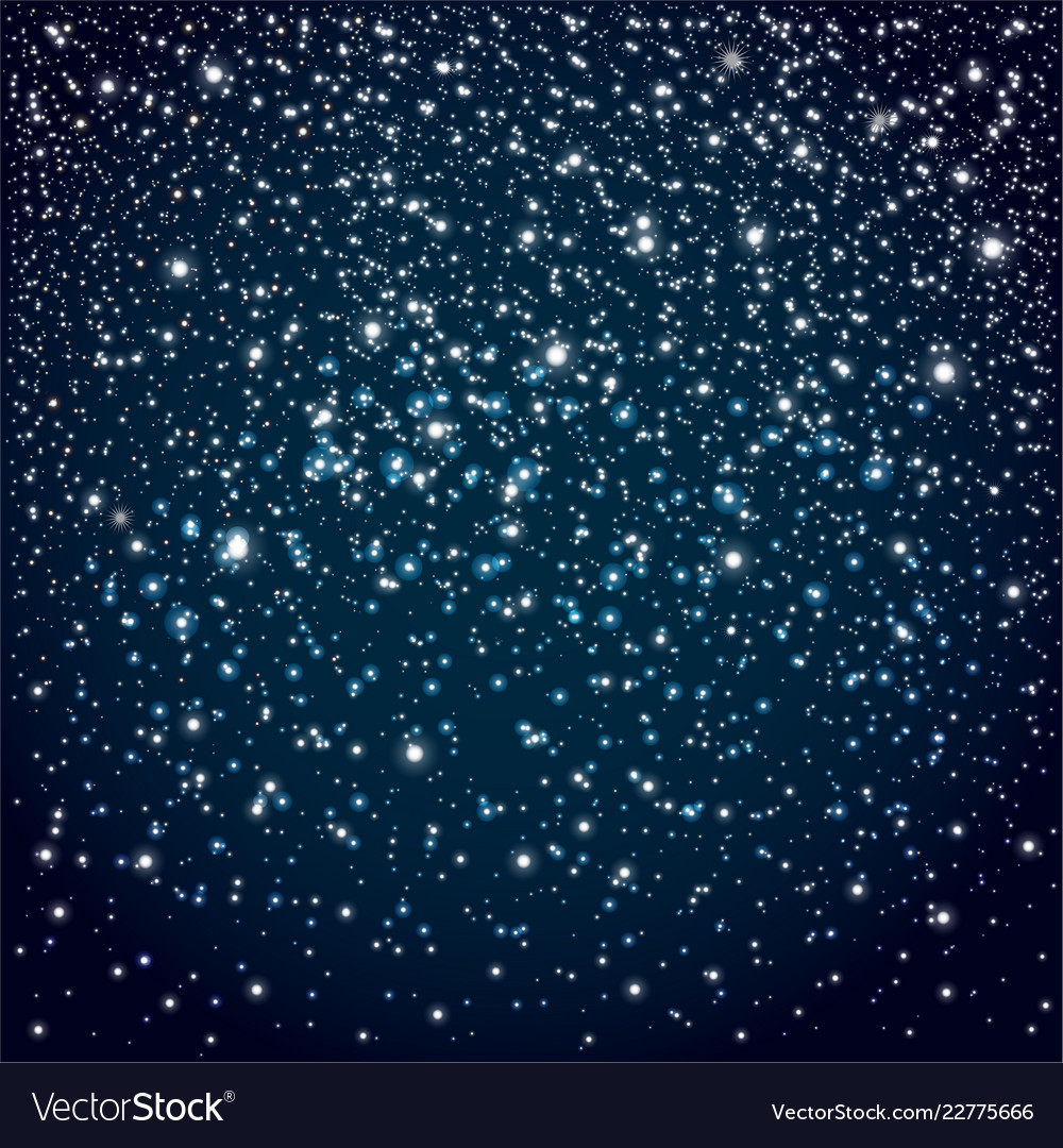 Background with starry night sky