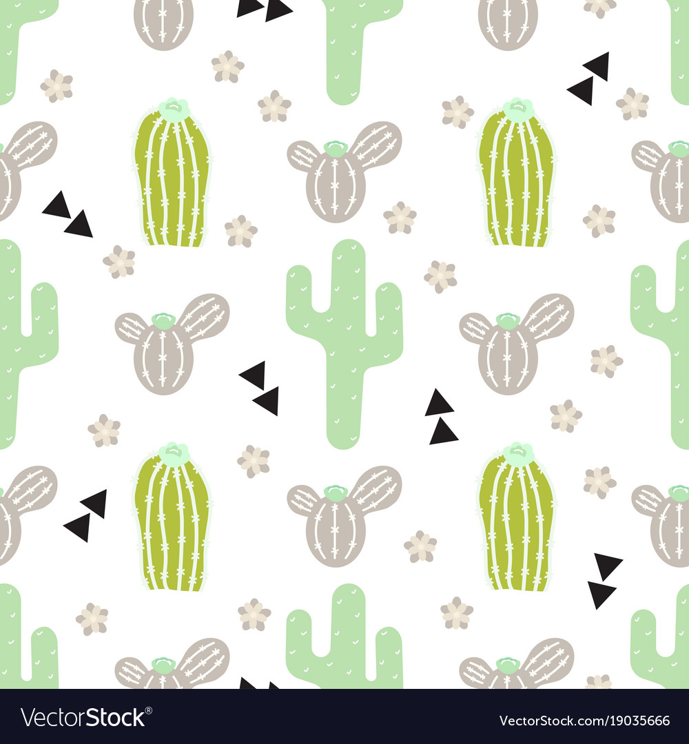 Cactus Desert Pattern