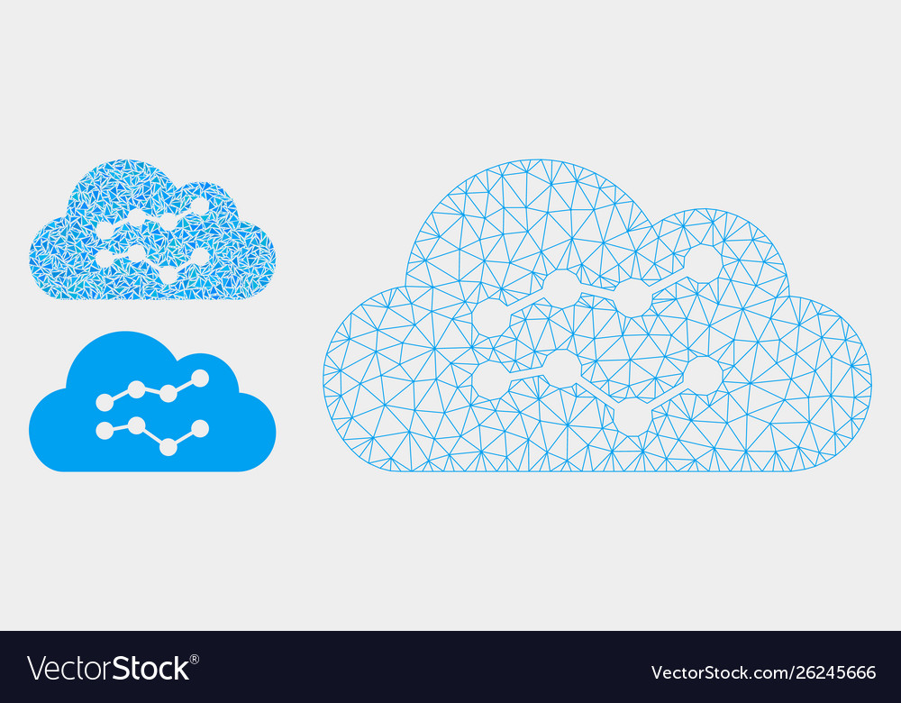 Cloud-Diagramme Netzwerkmodell