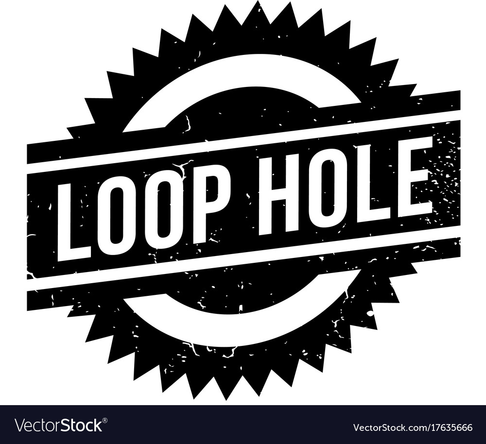 Loop Hole Rubber Stamp Stock Vector Illustration Of Avoidance 100604199