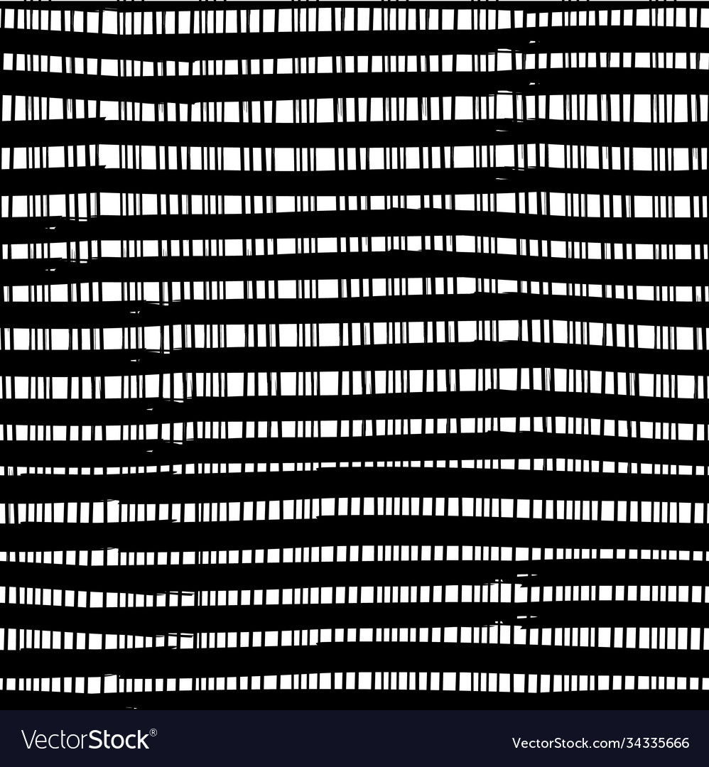 Mono black and white check overlapping stripe