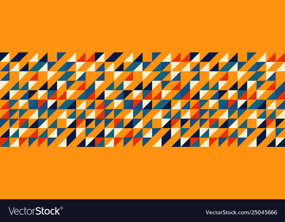 Seamless geometric triangle pattern abstract Vector Image Seamless geometric triangle pattern abstract