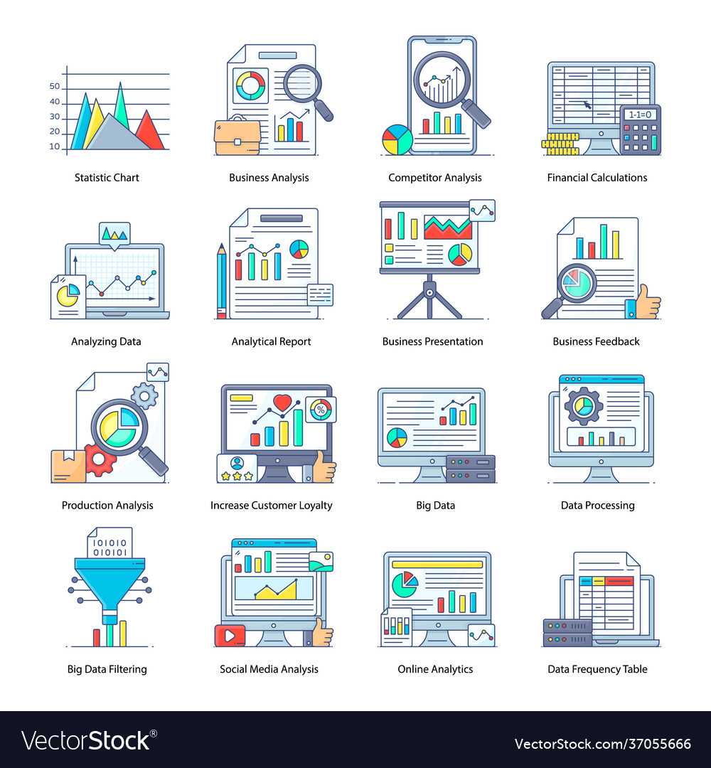 Set data processing and financial calculations