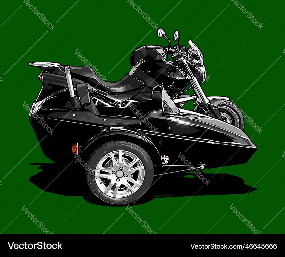 Side car template for graphic design Royalty Free Vector