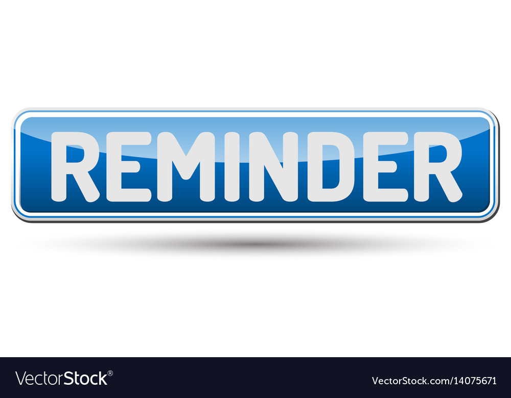 Abstract Reminder Button