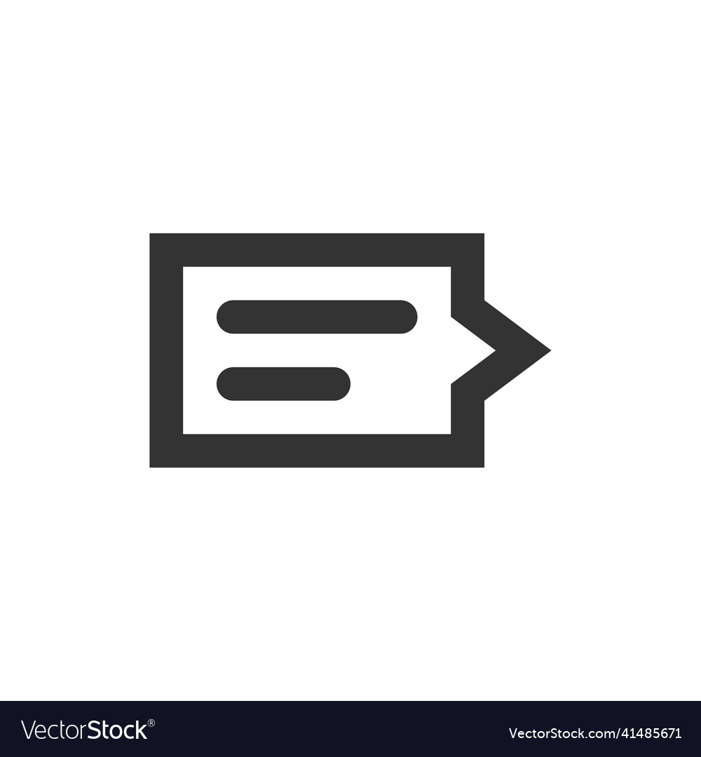 Chat speech bubble and dialog balloon line style vector image Chat speech bubble and dialog balloon line style
