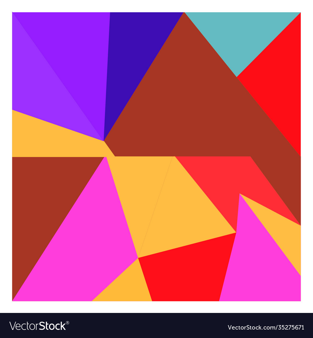 Colorful geometric and curve background pattern vector image Colorful geometric and curve background pattern