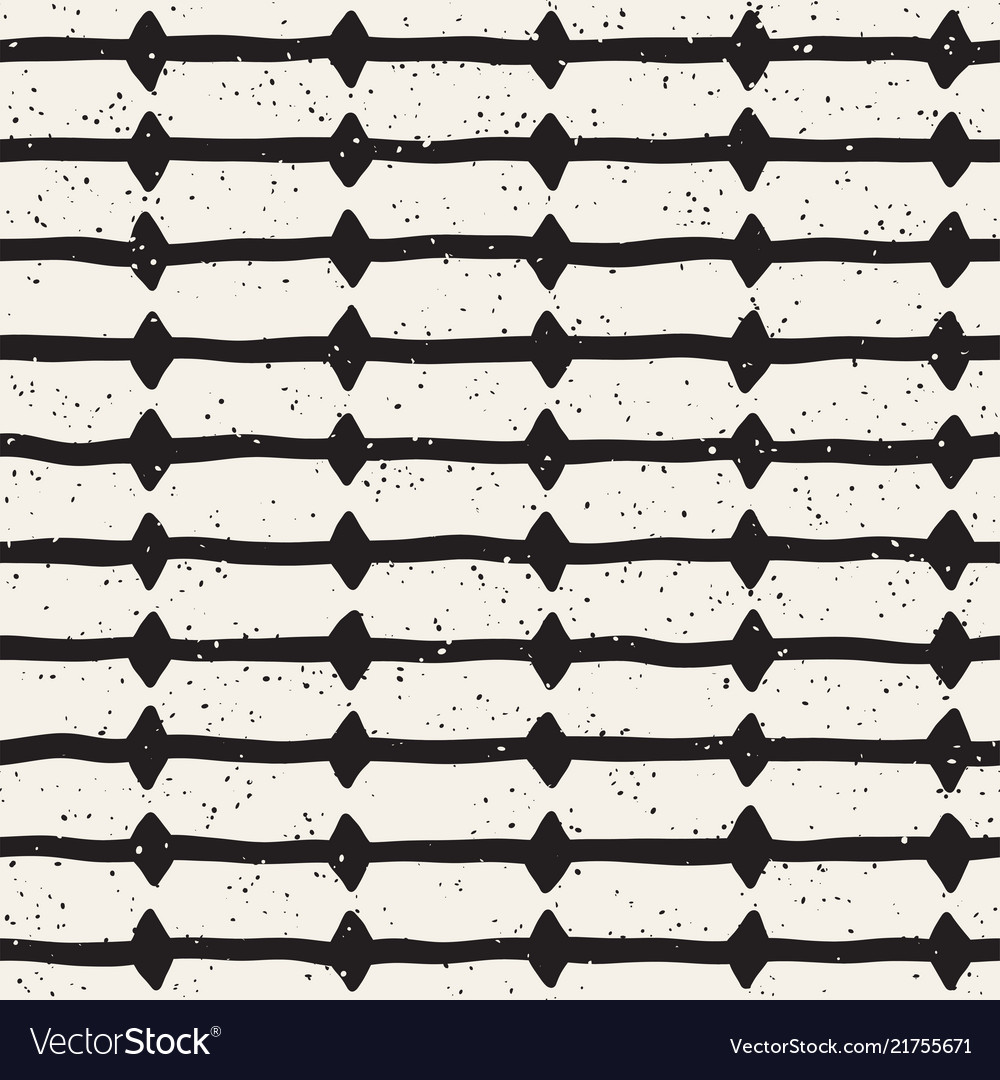 Hand drawn lines seamless grungy pattern abstract vector image Hand drawn lines seamless grungy pattern abstract