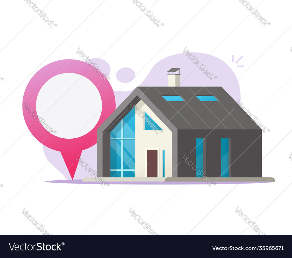 House home location pin pointer marker