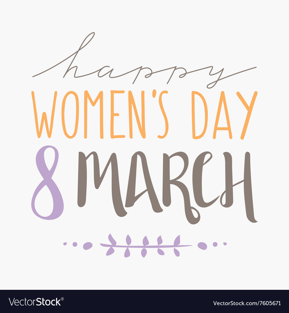 International womens day text 8 march