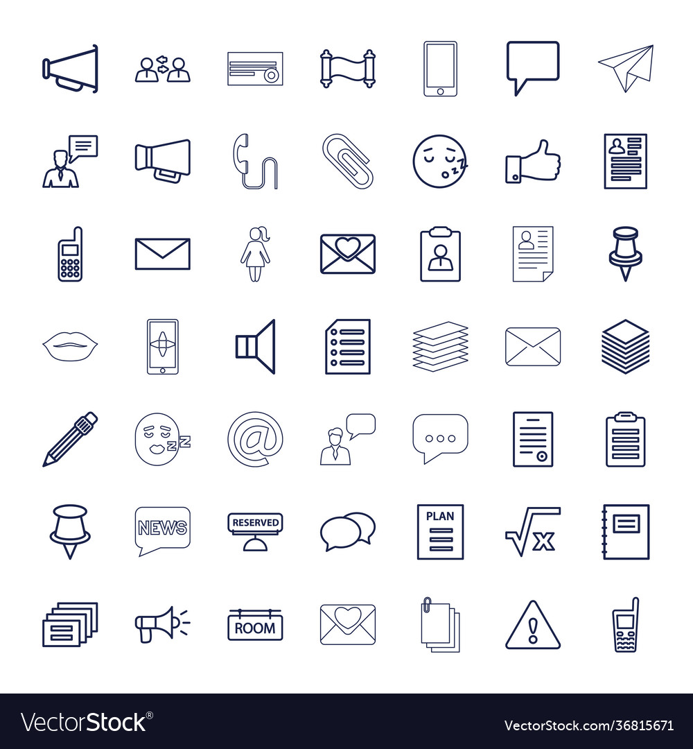 Message icons