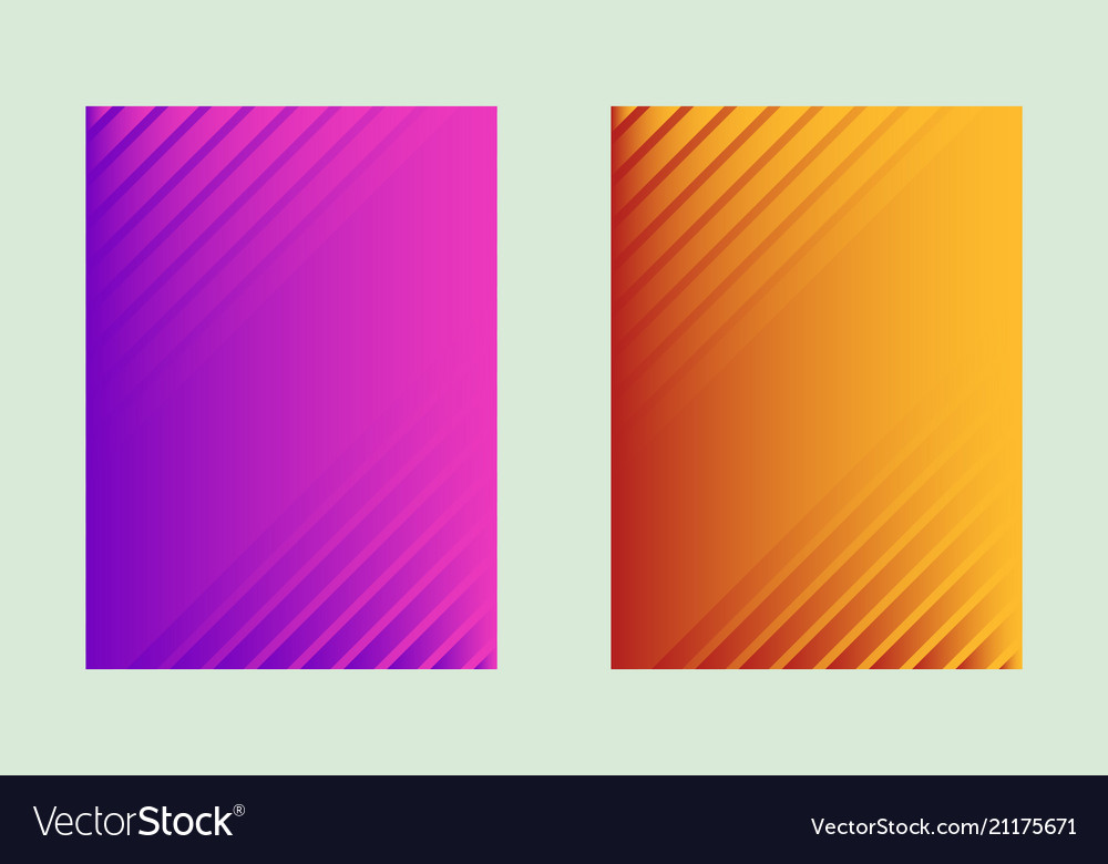 Modern Gradient Background Set