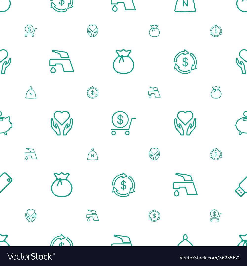 Save icons pattern seamless white background