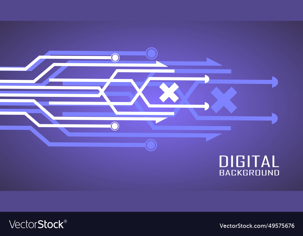 Geometric background and high tech connection