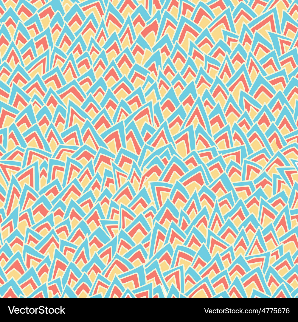 Hand drawn geometric seamless pattern Royalty Free Vector