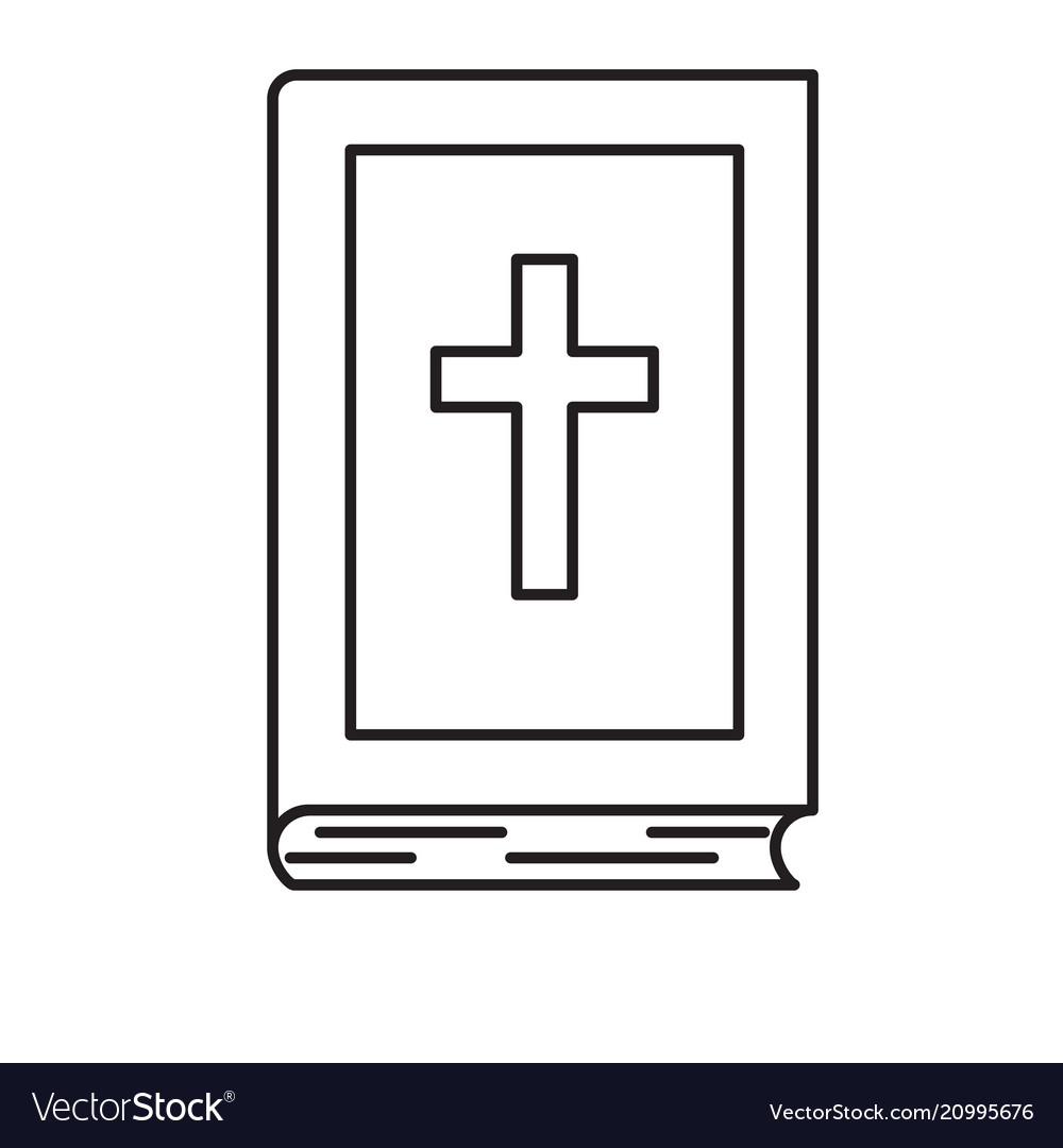 Holy Bible Icon Royalty Free Vector Image Vectorstock