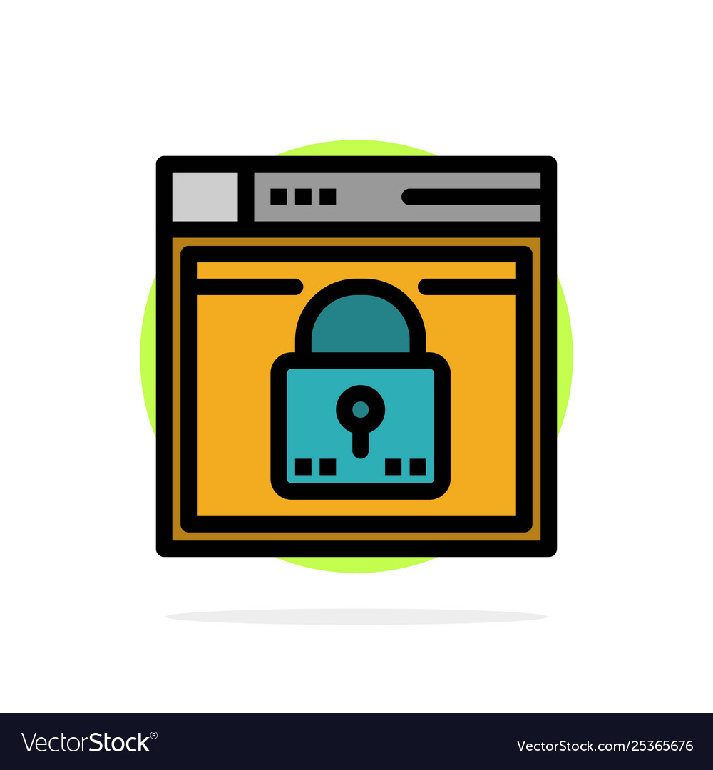 Login secure web layout password lock abstract vector image Login secure web layout password lock abstract
