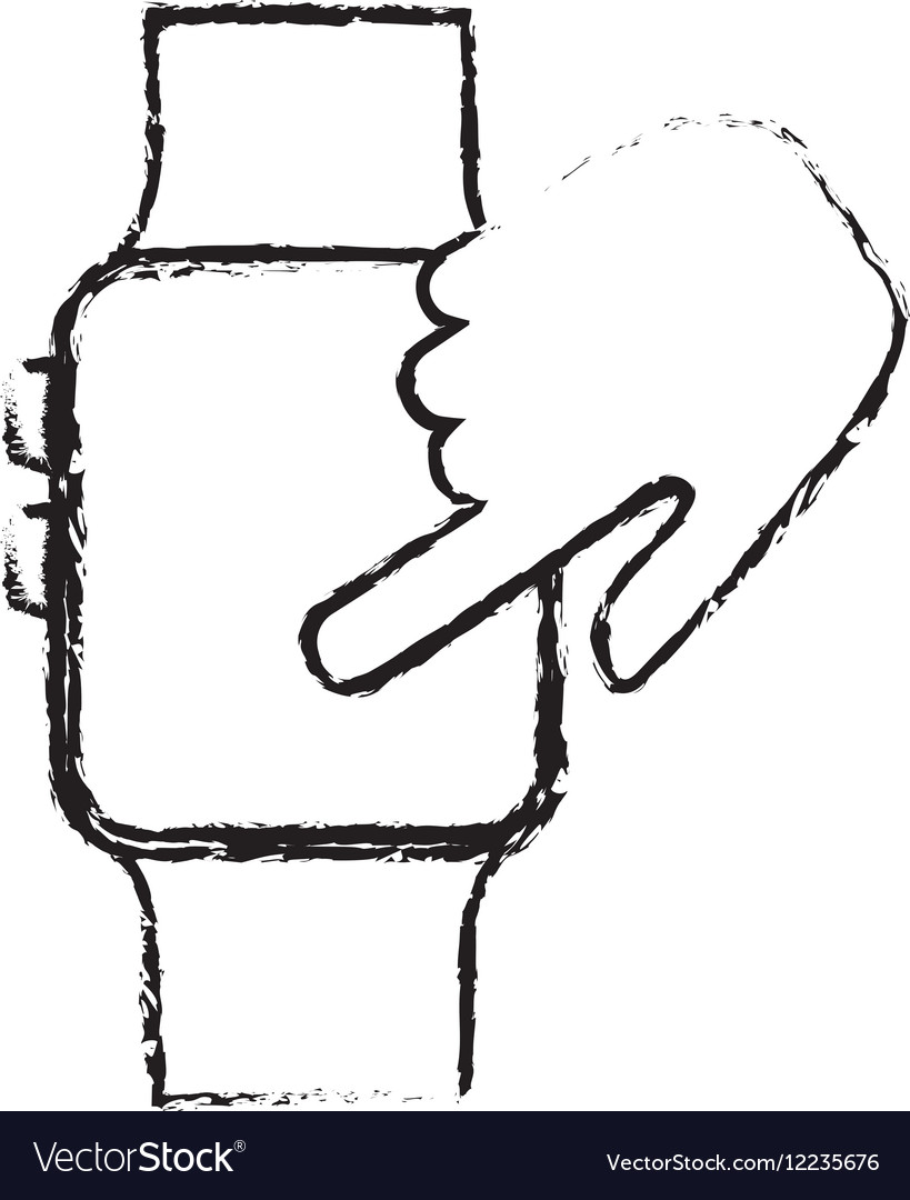 hand watch screen touch